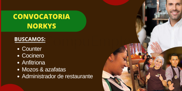 Convocatoria para formar parte del restaurante NORKYS