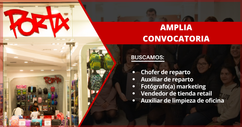 Amplia convocatoria para formar parte de la empresa PORTA
