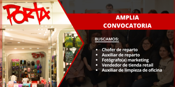 Amplia convocatoria para formar parte de la empresa PORTA