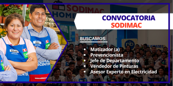 Masiva convocatoria para formar parte de la empresa Sodimac Perú