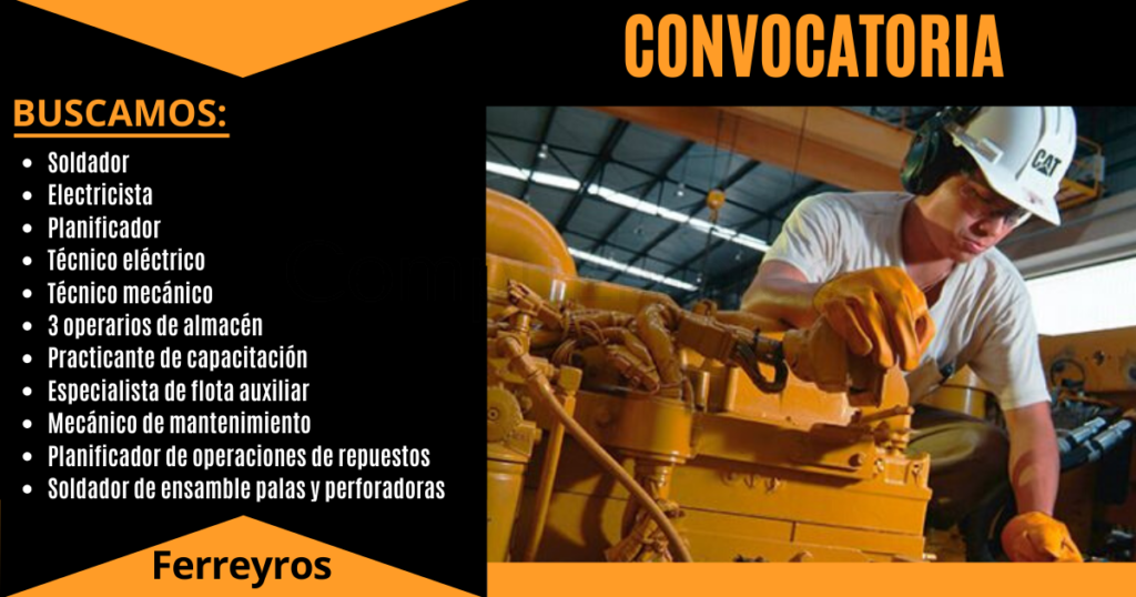 FERREYROS se encuentra en la búsqueda de personas talentosas