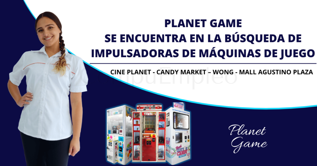PLANET GAME se encuentra en la búsqueda de impulsadoras de máquinas de juego