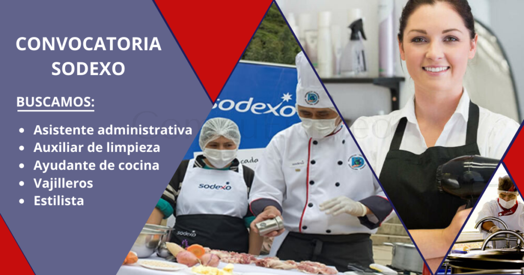 Reconocida compañía SODEXO PERÚ cuenta con nuevas plazas