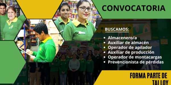 Reconocida compañía TAI LOY cuenta con nuevas plazas