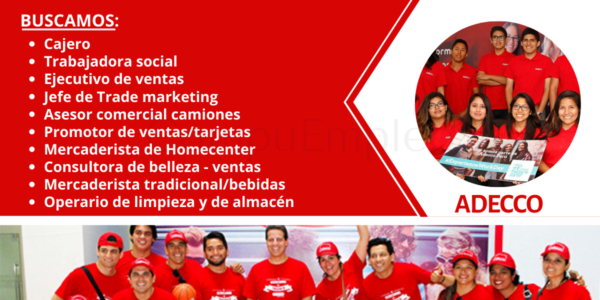 Masiva convocatoria para formar parte de la empresa ADECCO