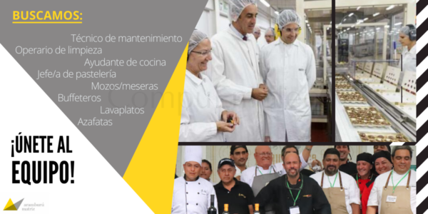 Convocatoria para formar parte de reconocida cadena gastronómica Aramburú Matriz Convocatoria para formar parte de reconocida cadena gastronómica Aramburú Matriz