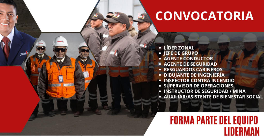 Reciente convocatoria para la empresa de seguridad LIDERMAN