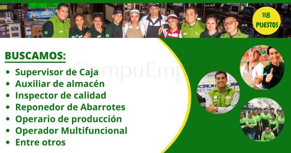Masiva convocatoria para formar parte de Hipermercados Tottus