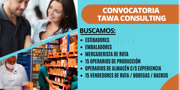 Nuevas vacantes para formar parte de TAWA CONSULTING Nuevas vacantes para formar parte de TAWA CONSULTING