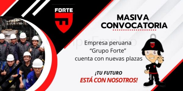 Súmate a la reciente convocatoria del GRUPO FORTE