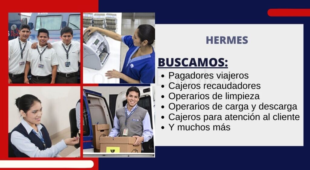 Convocatoria en reconocida empresa Hermes Transportes Blindados