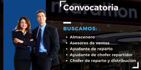 Recientes vacantes para ser parte del Grupo Marathon Recientes vacantes para ser parte del Grupo Marathon