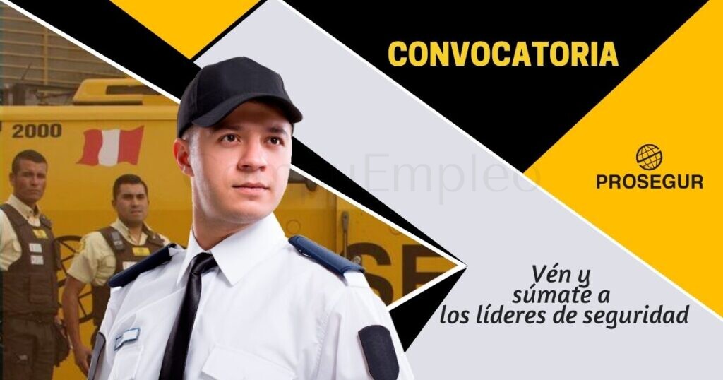Convocatoria masiva para agentes de seguridad en PROSEGUR