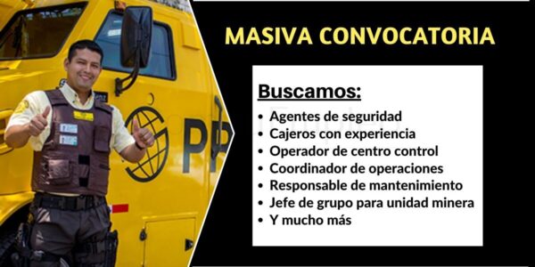 Forma parte de la reciente convocatoria para laborar PROSEGUR