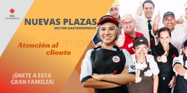 Ng Restaurants requiere de personal para atención al cliente