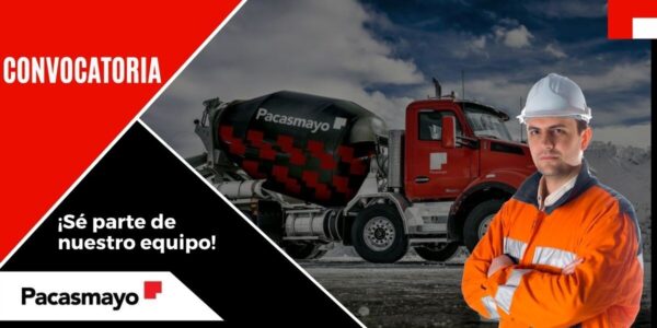 Plazas disponibles en prestigiosa empresa PACASMAYO