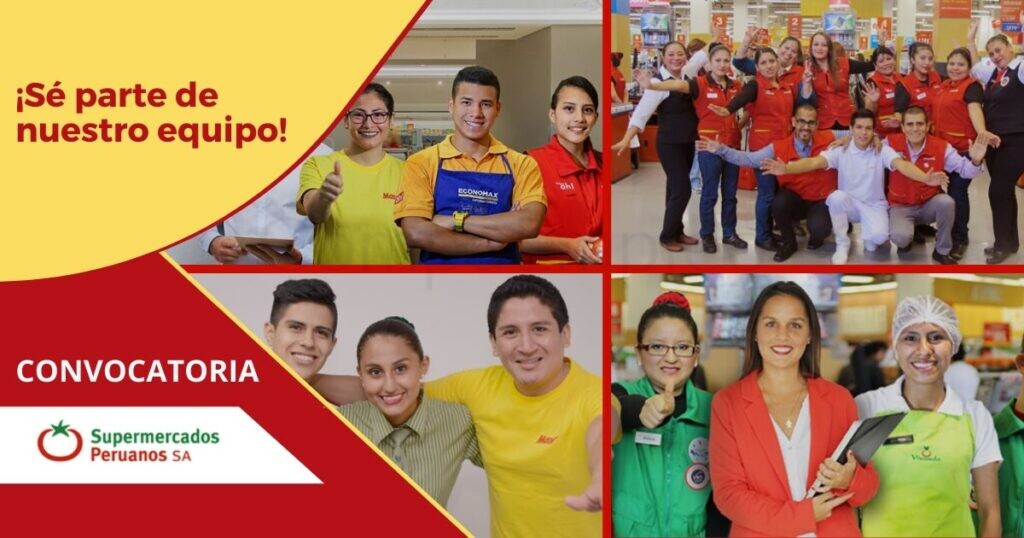 Supermercados Peruanos cuenta con nuevas vacantes