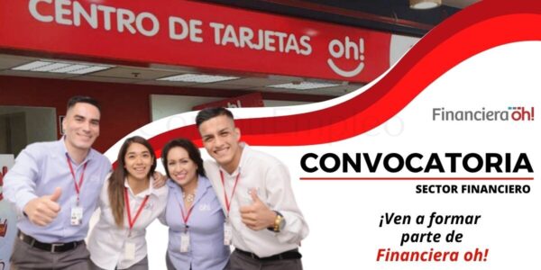 Convocatoria masiva para promotores de venta para FINANCIERA OH!