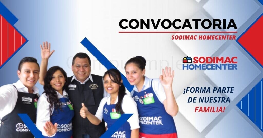 Sodimac Perú: masiva convocatoria para ser parte de prestigiosa compañía