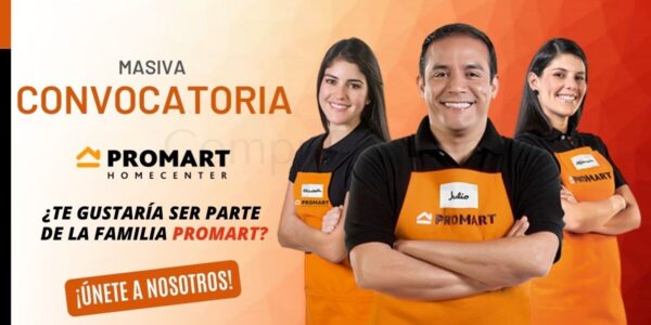 Ven a ser parte de la reciente convocatoria de PROMART Ven a ser parte de la reciente convocatoria de PROMART