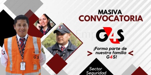 Súmate a esta importante convocatoria de G4S Perú Súmate a esta importante convocatoria de G4S Perú