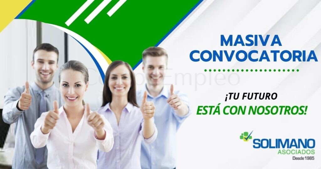 SOLIMANO abre reciente convocatoria para diferentes puestos