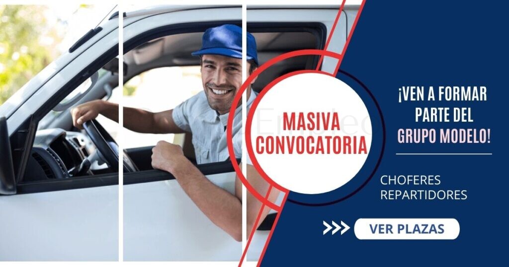 Grupo Modelo: Ven a formar parte de esta nueva convocatoria para TÉCNICOS DE PLANTA y CHOFERES