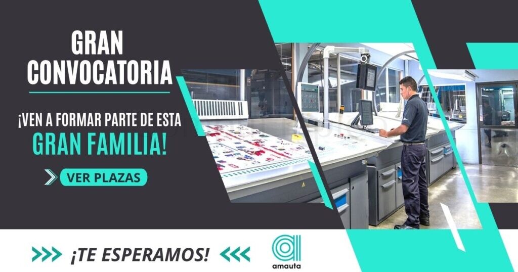 Impresiones AMAUTA cuenta con nuevas vacantes para almaceneros, ayudantes de impresión y maquinistas