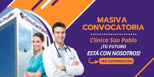 Masiva convocatoria para formar parte de reconocida CLÍNICA SAN PABLO
