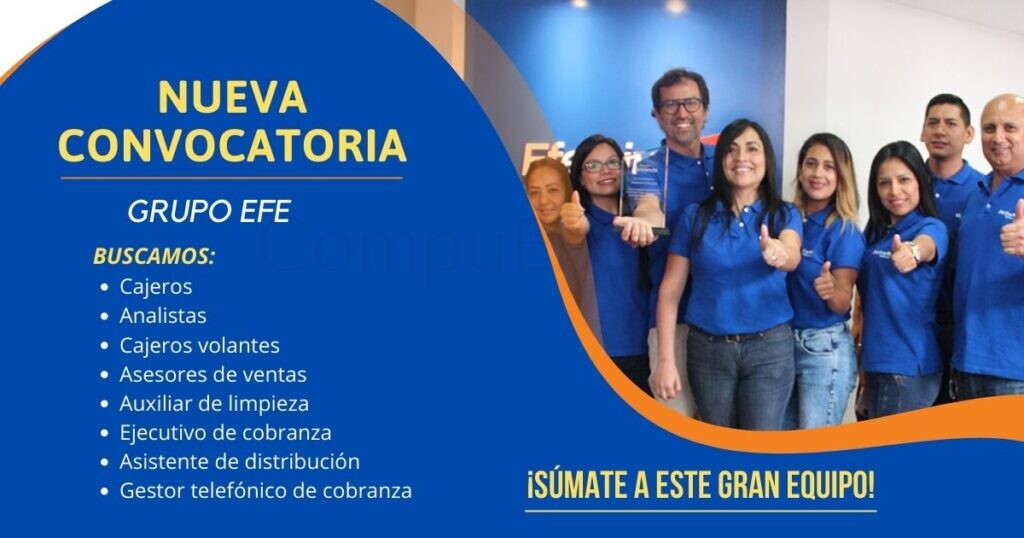 Destacada empresa GRUPO EFE cuenta con distintas vacantes libres
