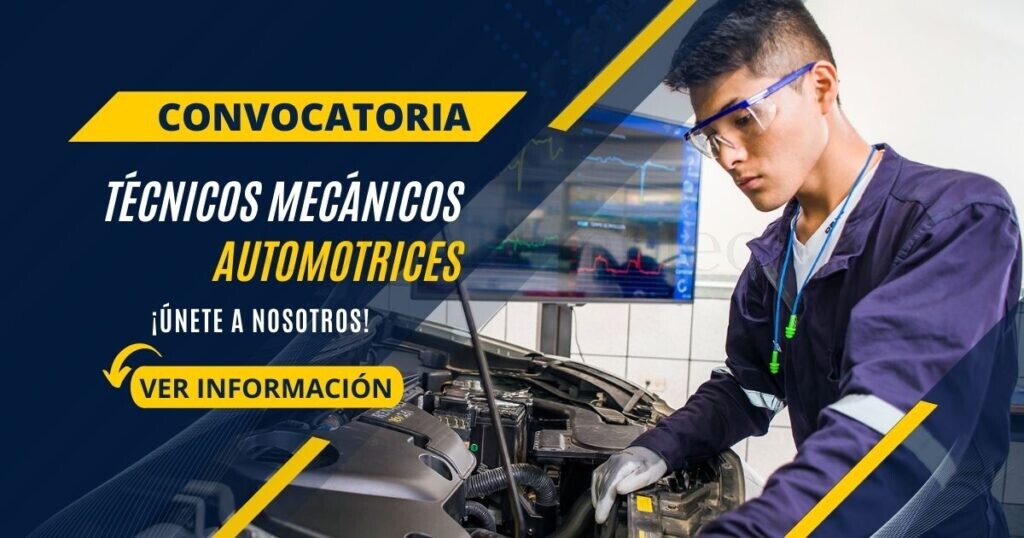 Empresas líderes en sus sectores requieren de técnicos mecánicos automotrices