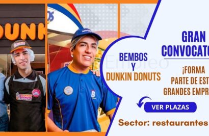dunkin donuts bembos empleos