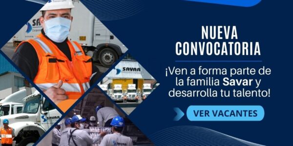 SAVAR líder en logística cuenta con atractivas plazas en diferentes áreas SAVAR líder en logística cuenta con atractivas plazas en diferentes áreas