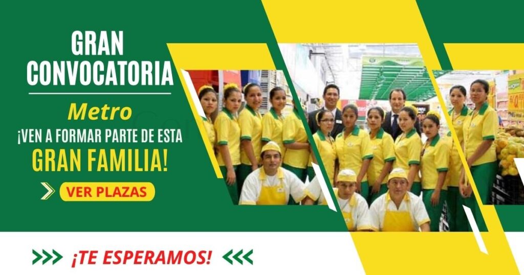 Supermercados Metro lanza su nueva convocatoria para ser parte de su equipo
