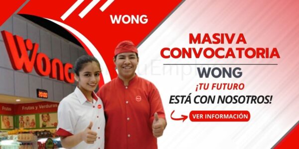 Súmate a la nueva convocatoria de supermercados WONG, atractivas plazas esperan por ti Súmate a la nueva convocatoria de supermercados WONG, atractivas plazas esperan por ti