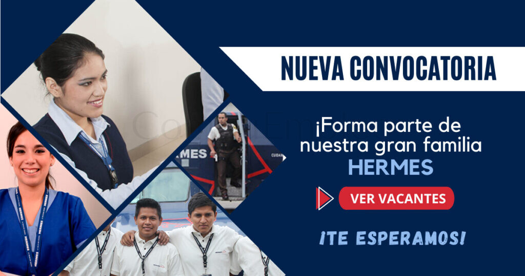 Ven a formar parte de nuestro equipo HERMES actualmente cuenta con diferentes plazas