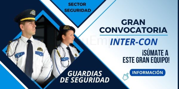 Gran convocatoria en el sector seguridad en prestigiosa empresa INTER-CON
