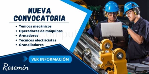 Reconocida compañía RESEMIN requiere de nuevos talentos para el sector minería