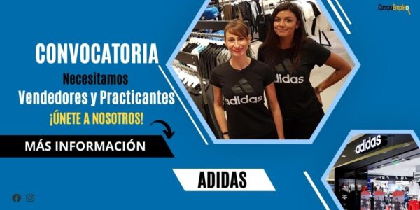 Compañía ADIDAS se encuentra reclutando nuevos colaboradores para Lima y provincia Compañía ADIDAS se encuentra reclutando nuevos colaboradores para Lima y provincia