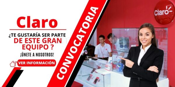 Empresa CLARO cuenta con atractivas plazas para cubrir en diferentes áreas Empresa CLARO cuenta con atractivas plazas para cubrir en diferentes áreas