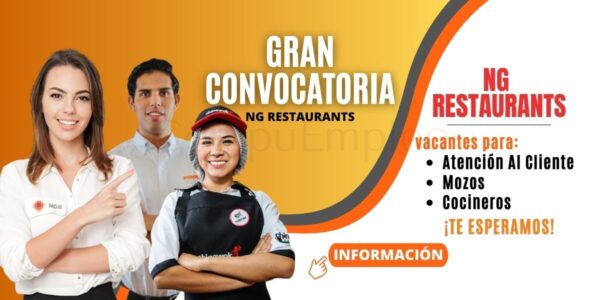 Reconocidos restaurantes requieren de tu talento para diferentes áreas