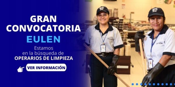 Prestigiosa empresa lanza su reciente convocatoria para OPERARIOS DE LIMPIEZA