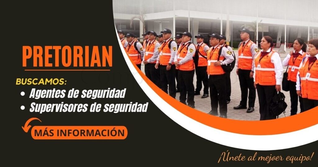 Las mejores plazas para agentes de seguridad se encuentran en PRETORIAN