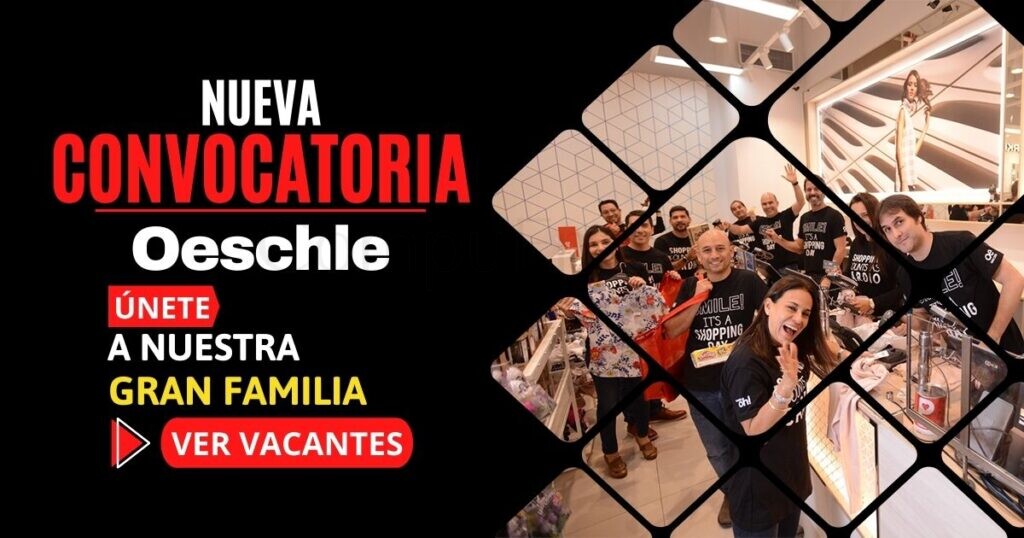 OESCHLE es una compañía con gran prestigio que requiere de nuevos talentos