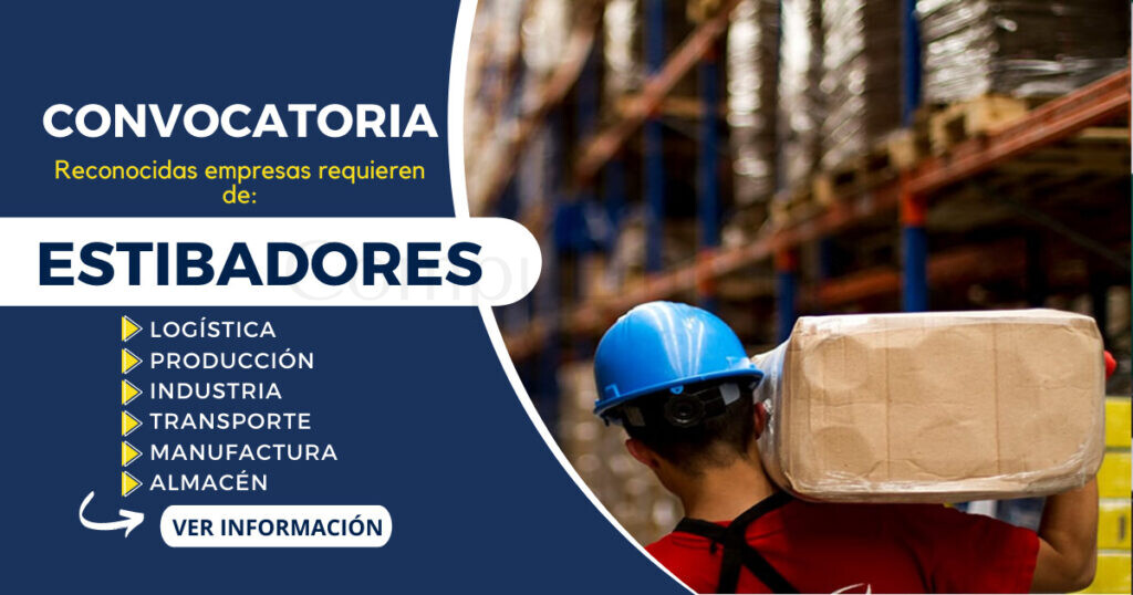 Más de 100 plazas para ESTIBADORES en prestigiosas empresas