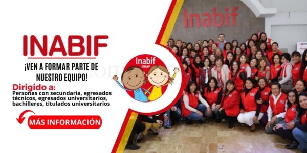 INABIF cuenta con nuevas plazas disponibles a nivel nacional INABIF cuenta con nuevas plazas disponibles a nivel nacional