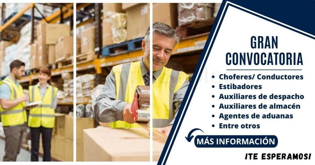 Reconocidas empresas del rubro ADUANERO requieren de nuevos colaboradores