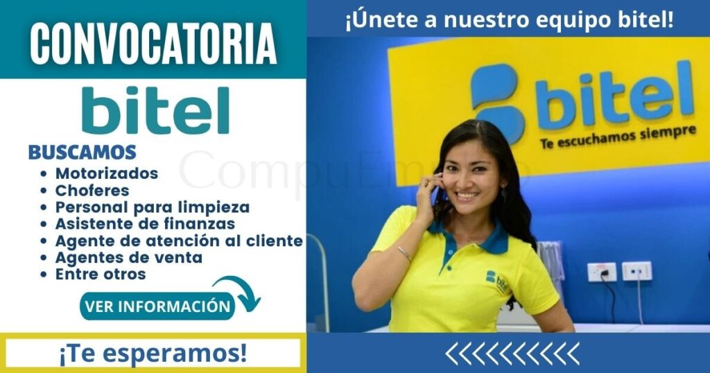 Convocatoria BITEL: Atractivas plazas a nivel nacional para ti