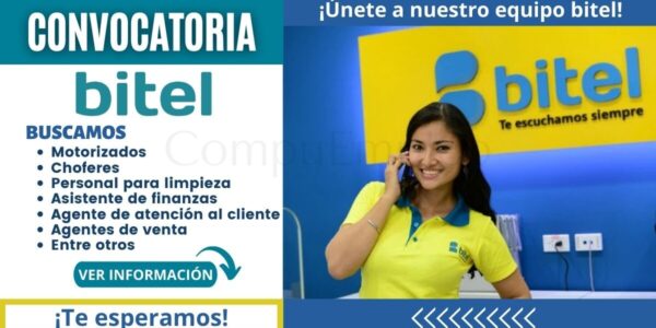 Convocatoria BITEL: Atractivas plazas a nivel nacional para ti