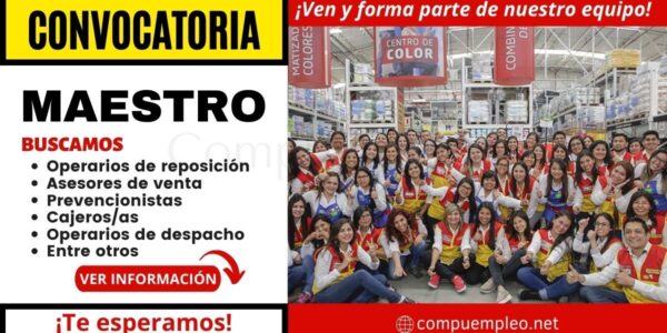 Convocatoria MAESTRO: Atractivas plazas esperan por ti